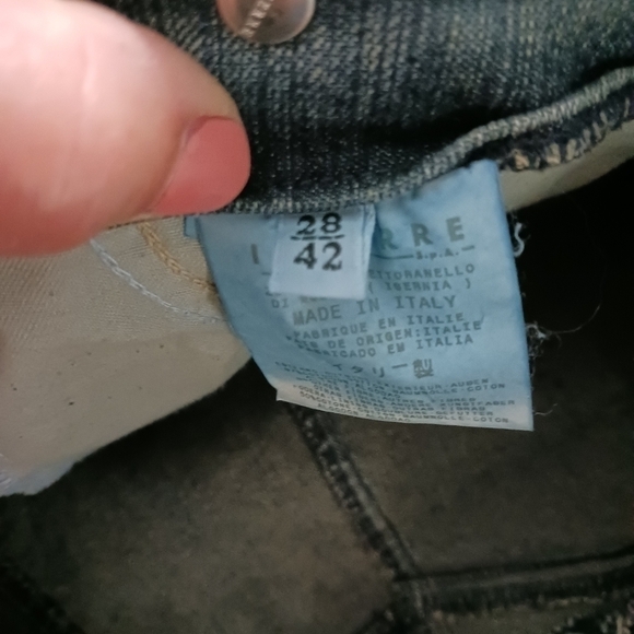 Y2K Versace jeans couture embroidered jeans skirt - Picture 8 of 10